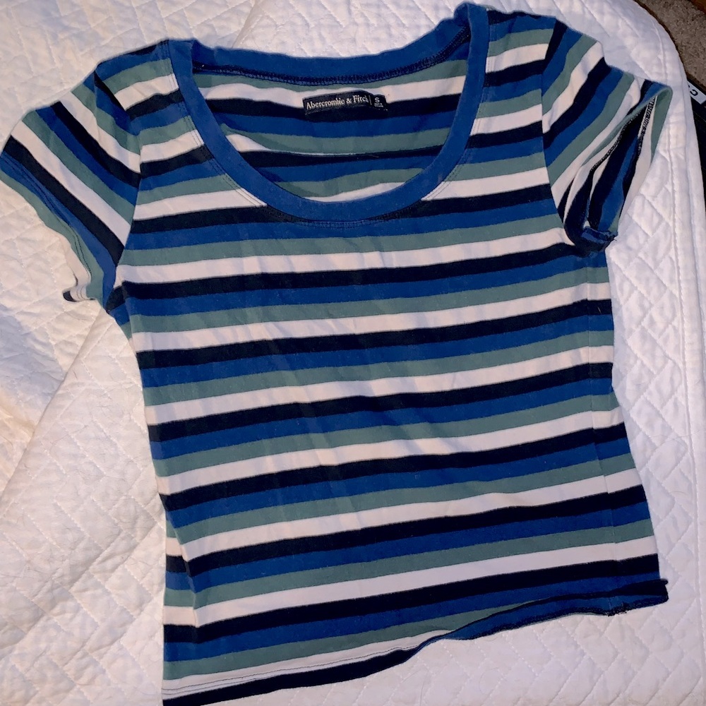 Striped Abercrombie and Finch T-Shirt